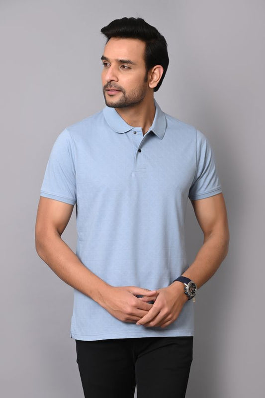 Arbour Men Polo Nack Solid Half Sleeves T-Shirt